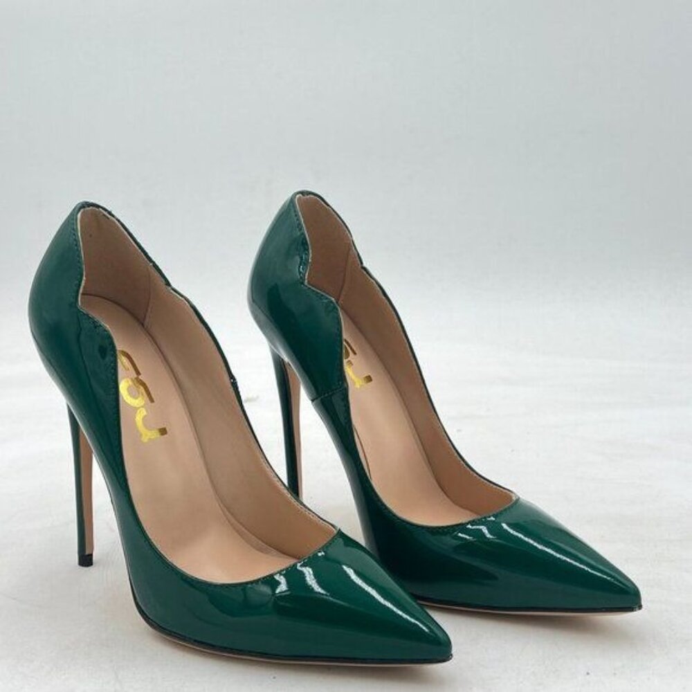 FSJ Women Classic Pointed Toe High Heels Sexy Stiletto Pumps Office Lady Casual